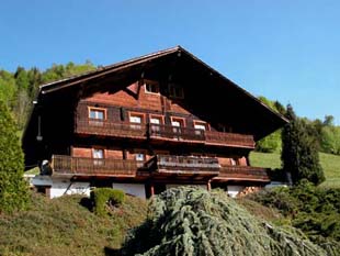 Das Chalet la Bergerie im Fr�hling