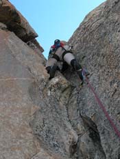 Escalade "� l'envers des Dor�es"