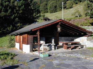 Das Barbecue des Chalet l'Hermitage