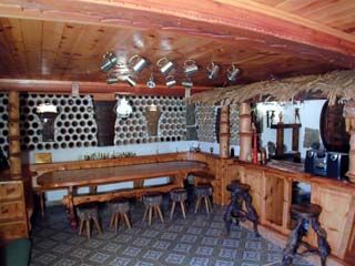 Das Carnotzet des Chalets l'Hermitage