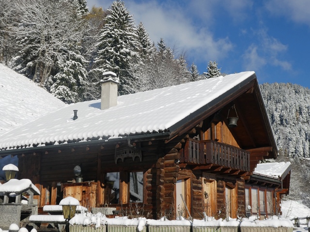 Le chalet la Sagrada en hiver