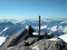 Der Gipfel der Dents du Midi